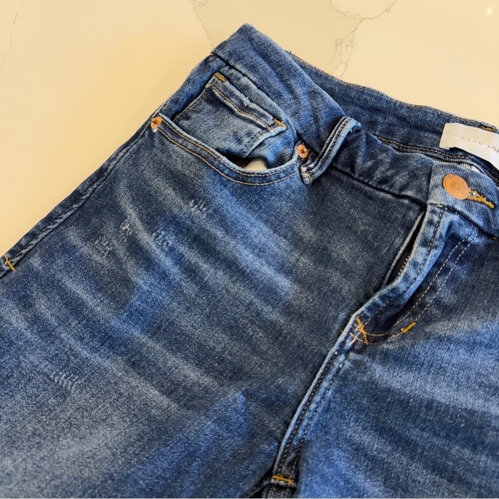 Dear John Women's Skinny Jeans Size 29 Blue Stretch Medium Wash Distressed - Picture 12 of 16